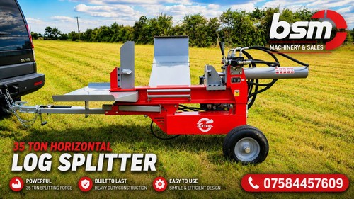 Ton log splitter towable - ton,