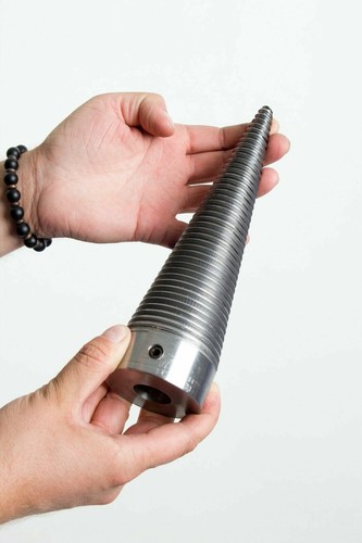 Log wood firewood - screw, cone